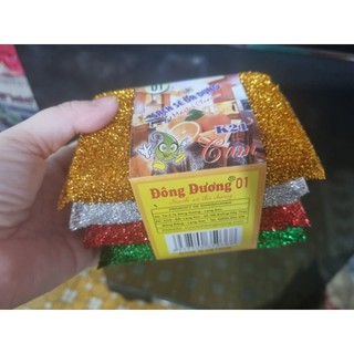 Combo 4 miếng mút rửa chén kim tuyến