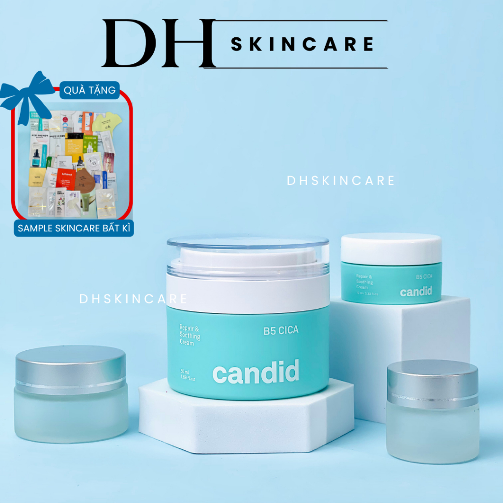 Kem Dưỡng Ẩm Hỗ Trợ Phục Hồi Da CANDID B5 CICA - Candid B5 CICA Repair & Soothing Cream 50ml