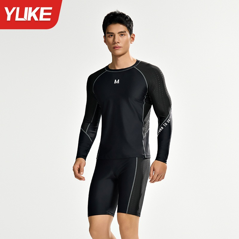 Bộ đồ bơi nam Dài tay, Quần áo bơi Dáng Ôm YUKE-QSF893 - Nhập khẩu chính hãng