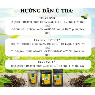 Trà Olong Quế Hoa,  (Gói 500gram) Olong Osmanthus. Nguyên liệu pha chế đậm vị