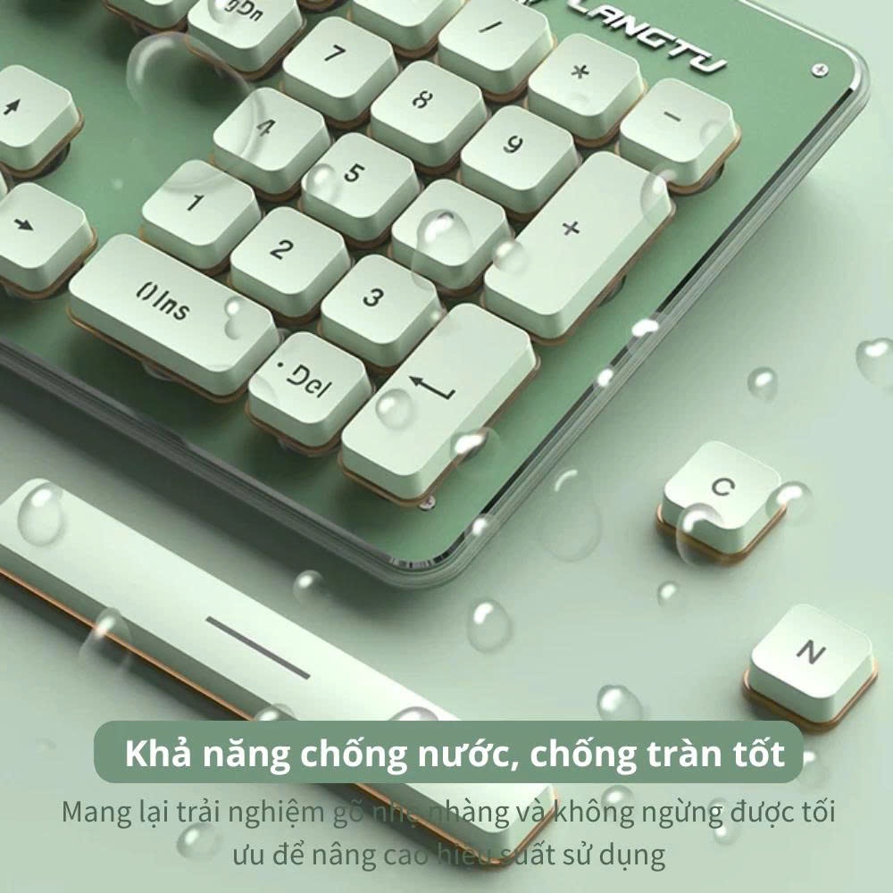 Bàn Phím LANGTU L1 đèn LED có dây/không dây gaming, văn phòng | BigBuy360 - bigbuy360.vn