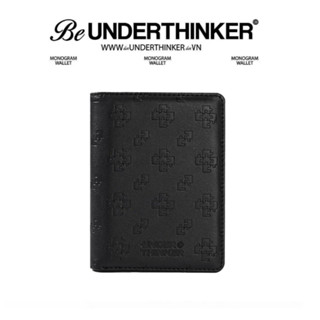 Ví Da Nam Nữ Unisex Vertical Dập Chìm Chất Liệu Trượt NƯớc Chính Hãng | Under Thinker
