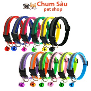 Vòng cổ lục lạc cho chó mèo có phản quang trong bóng tối