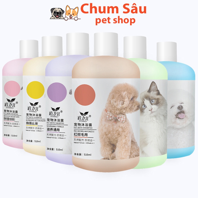 Sữa tắm cho chó poodle, lông trắng, lông tối màu , Sữa tắm chó mèo