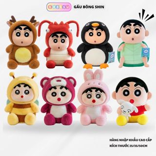 Gấu Bông Shin Chan Cosplay Cậu Bé Bút Chì Shin Mặc Đồ Cosplay Nhân Vật Hoạt Hình Dễ Thương, Bobesu