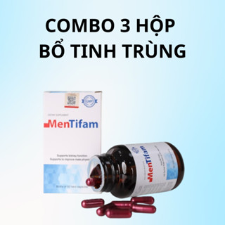 [CHE TÊN] 3 HỘP MENTIFAM Bổ tinh bổ thận khoẻ sinh lý cho nam giới, Tinh Chất Hàu Biển Maca quý hiếm, oyster plus,