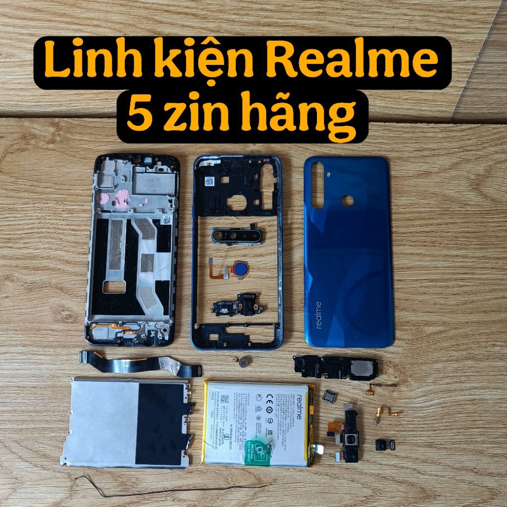 Linh kiện Realme 5 BLP729 zin hãng tháo máy còn sử dụng tốt