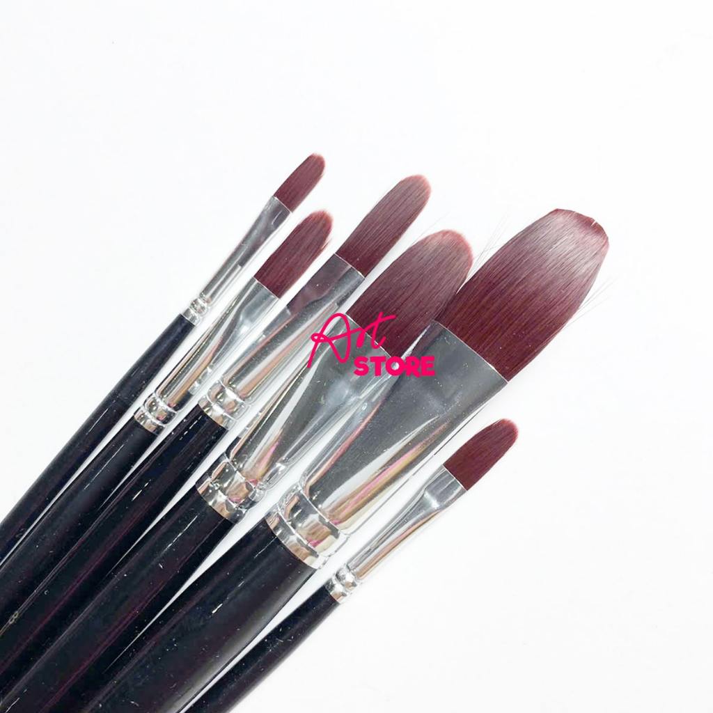 [Art Store] Bộ Cọ Acrylic Oval Lông Tím Art Power G1630 – Dành Cho Họa Sĩ & Người Mới Bắt Đầu