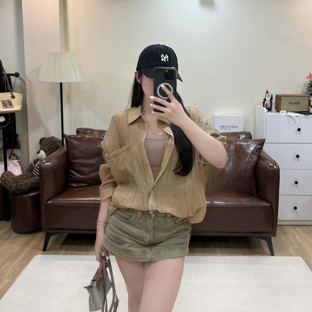 Chân Váy Bò Nâu MIAA Dáng A Form Siêu Đẹp Dễ Mix Cạp Cao Siêu Tôn Dáng , Chân Váy Bò Dáng A Cao Cấp | BigBuy360 - bigbuy360.vn