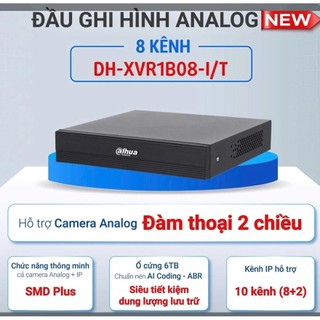 Đầu ghi hình dahua 2 chiều xvr1b04-i/t xvr1b08-i/t mẫu mới ra mắt, chính hãng