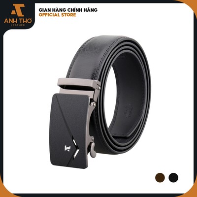 Thắt lưng nam da thật Anh Tho Leather - P134 (Đen, Nâu)