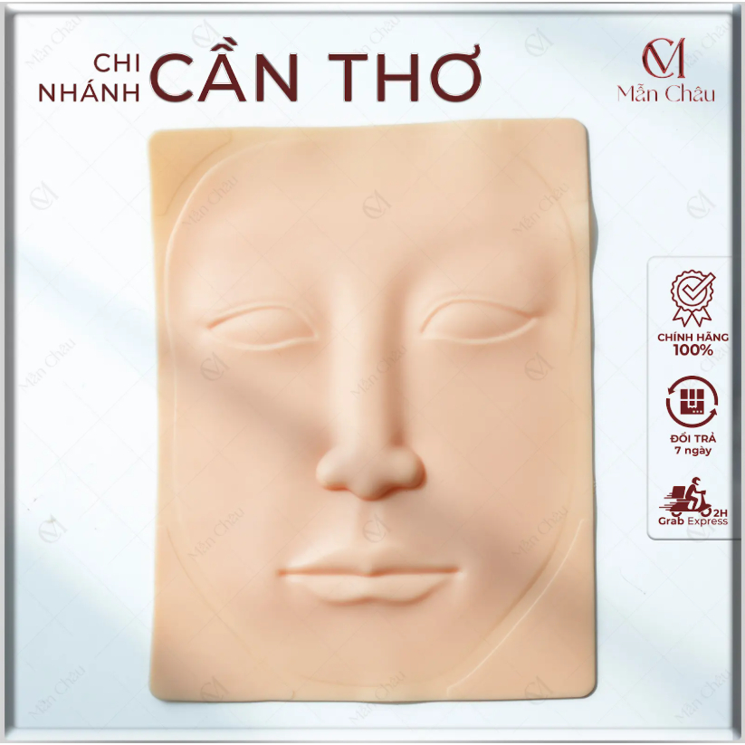 Da giả khuôn mặt 3D Da giả mắt 3D học makeup