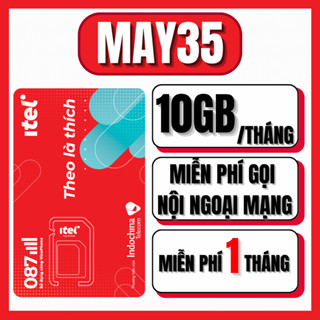 Sim 4G 5G Itel – Data 1 TỶ GB/Tháng Free Tháng Đầu Vào Mạng Siêu Nhanh Miễn Phí Gọi  – Gói MAY79 MAY89 MAY35 may69