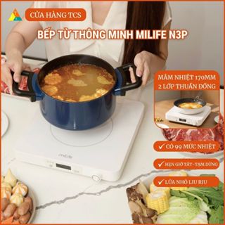 Bếp điện từ miLife 99 mức nhiệt N3P đun liu riu nhiệt độ thấp, 2100w