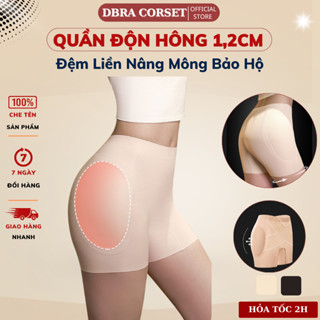  Quần Độn Hông Đệm 1,2cm Hỗ Trợ Gen Bụng Nâng Mông Tự Nhiên Chất Su Không Viền Chống Lộ DBRA CORSET QD.07 