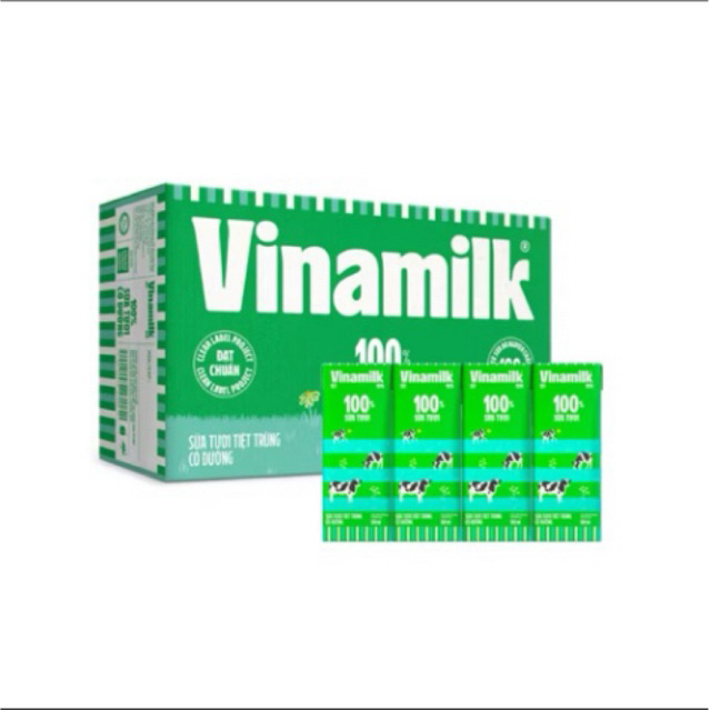 SỮA TƯƠI VINAMILK CÓ ĐƯỜNG 180ml