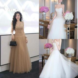 Váy 2s lưới kèm gọng dáng dài đi tiệc KHANHTHU