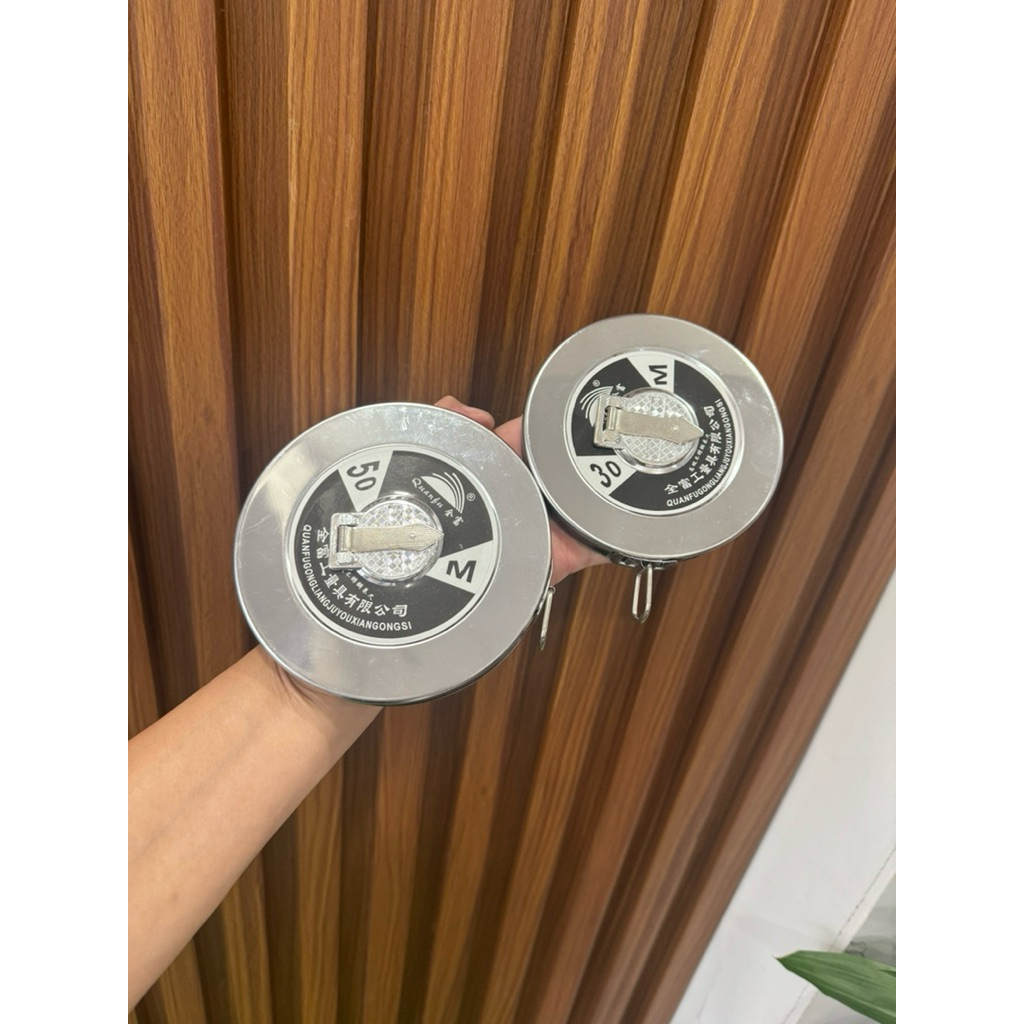 thước cuộn dây dây thép , võ inox cao cấp 20m 30m 50m