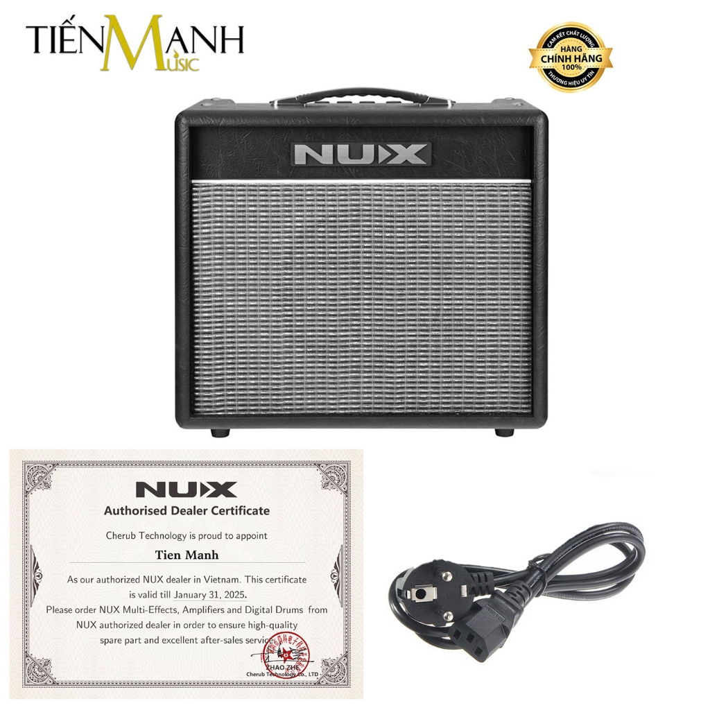 [Chính Hãng, Bluetooth] Amply Cho Guitar Điện Nux Mighty 40BT - Loa Ampli Di động Amplifier 40 BT