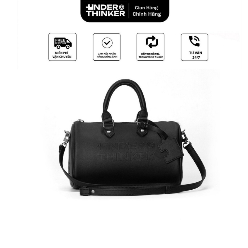 Túi Trống Da PU Đeo Chéo Nam Nữ Monogram Keepall Strap Bag Dập Chìm | Under Thinker