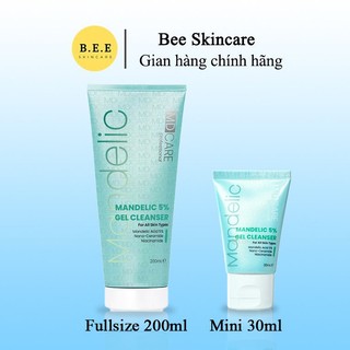 [HÀNG CÔNG TY] MiniSize Sữa Rửa Mặt Dạng Gel MD CARE Mandelic 5% Làm Sạch Sâu, Tẩy Tế Bào Chết Bee Skincare