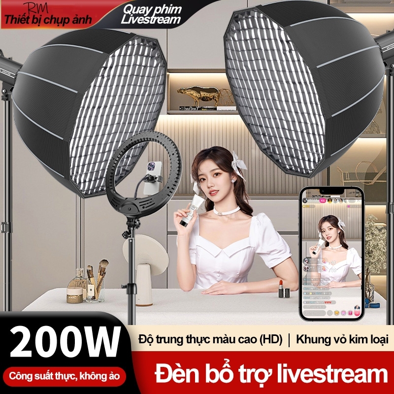 Đèn Chụp Softbox Bát Giác BK0929 Công Suất 150W - Phụ Kiện Studio Chuyên Nghiệp