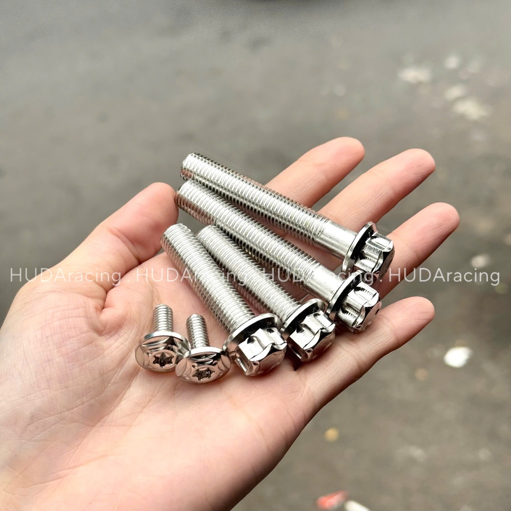 Combo ốc treo pô treo gấp ốp pô inox 304 gắn cho các dòng xe AB VARIO VISION