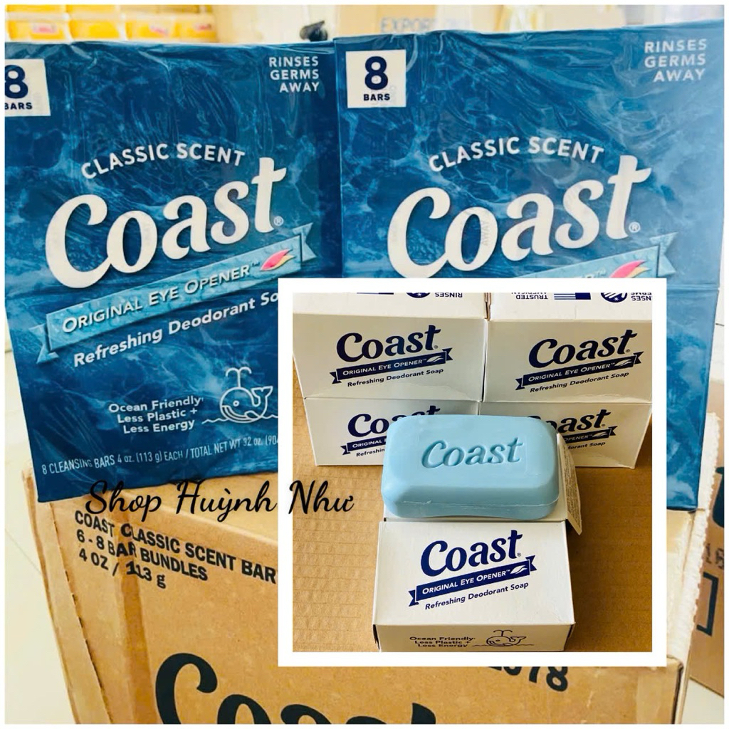 [CHÍNH HÃNG]  XÀ PHÒNG COAST - MỸ.  XÀ BÔNG COAST CỤC 113G