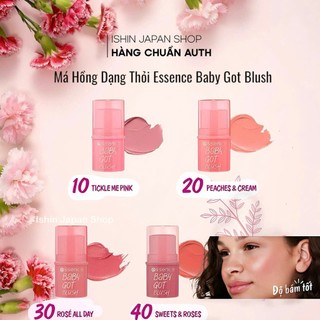  Má Hồng Dạng Thỏi Essence Baby Got Blush Hồng Tự Nhiên 5.5g Ishin Japan Shop 