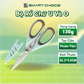 Kéo Cắt Thịt SmartChoice SCG-PK053-X Cắt Đồ Ăn Niềng Răng Có Nắp Đậy An Toàn Không Gỉ
