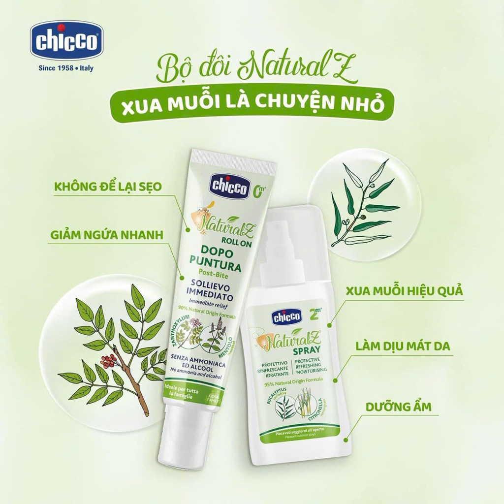 Lăn bôi muỗi đốt và côn trùng cắn Chicco