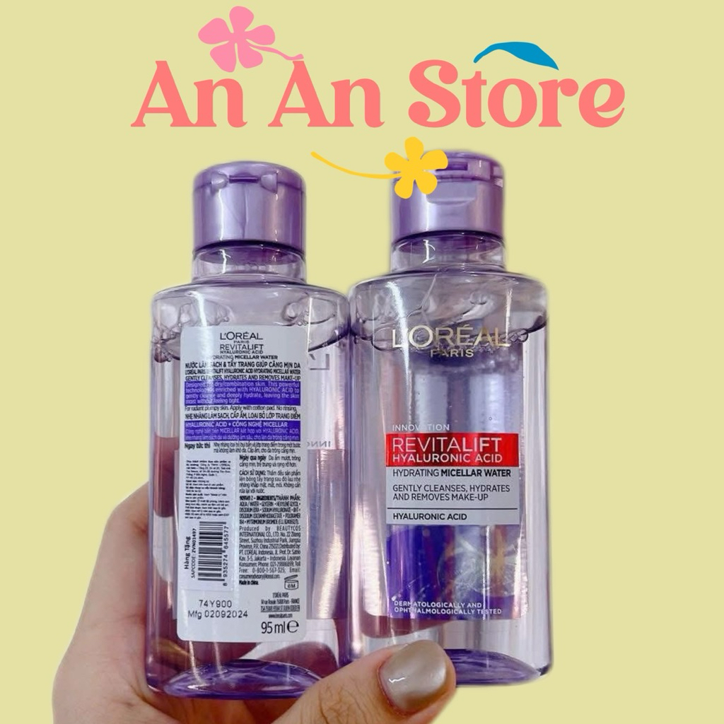 Tẩy trang Loreal mini 95ml hàng công ty full vat