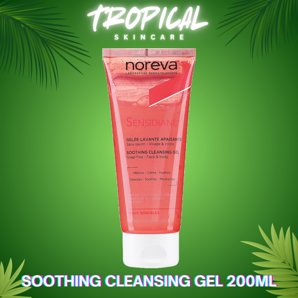NOREVA I Gel rửa mặt sạch sâu dịu nhẹ Noreva Sensidiane Soothing Cleansing dành cho da nhạy cảm