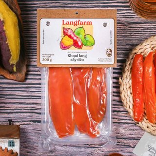  Khoai lang sấy dẻo đặc sản Langfarm - Khoai lang mật Đà Lạt dẻo ngon ít ngọt 