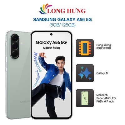 Điện thoại Samsung Galaxy A56 5G (8GB/128GB) - Hàng chính hãng