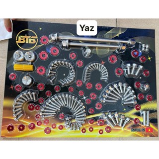  Bộ Full Ốc Salaya Mẫu Thái Inox304 Cho Nhiều Dòng Xe Thông Dụng Tặng Long Đền Đỏ 