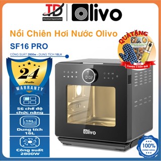 Nồi Chiên Hơi Nước OLIVO SF16 PRO, 70 Chức Năng Nấu, 16Lit - 2800w, Hàng Chính Hãng