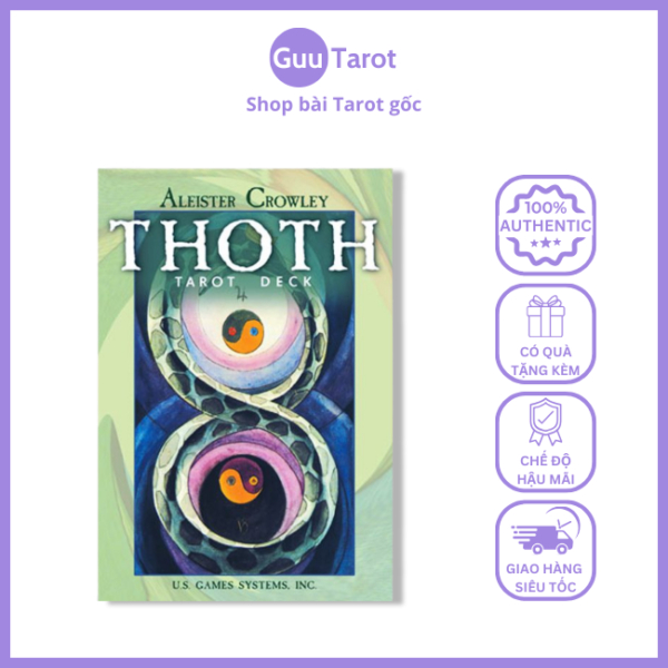 Bộ Bài Crowley Thoth Tarot Deck Large (Guu Tarot Shop)