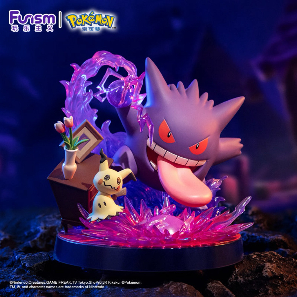 Mô hình Pokemon cao cấp - Gengar & Mimikyu Prime Figure chính hãng Funism