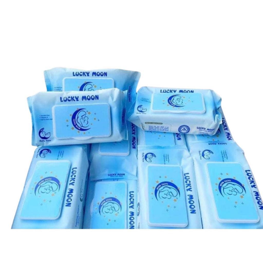 Quà tặng bỉm Goldgi - Đơn 459k tặng Khăn ướt lucky moon 100 tờ