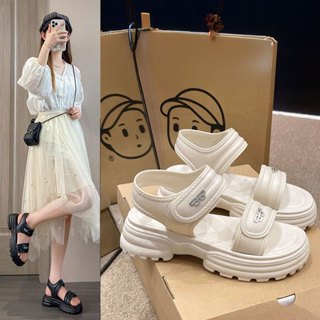 Dép sandal nữ WINGS đế cao 5cm, dép xăng đan nữ đế răng cưa kiểu mới, thời trang 2025, Saki