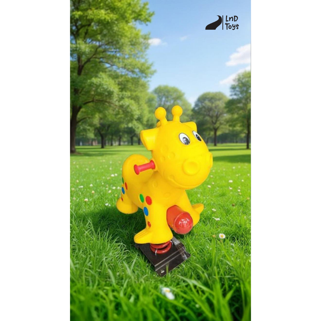 NHÚN LÒ XO CON HƯƠU - hình dáng con hươu ngộ nghĩnh, giúp bé phát triển thể chất cùng LnD Toys