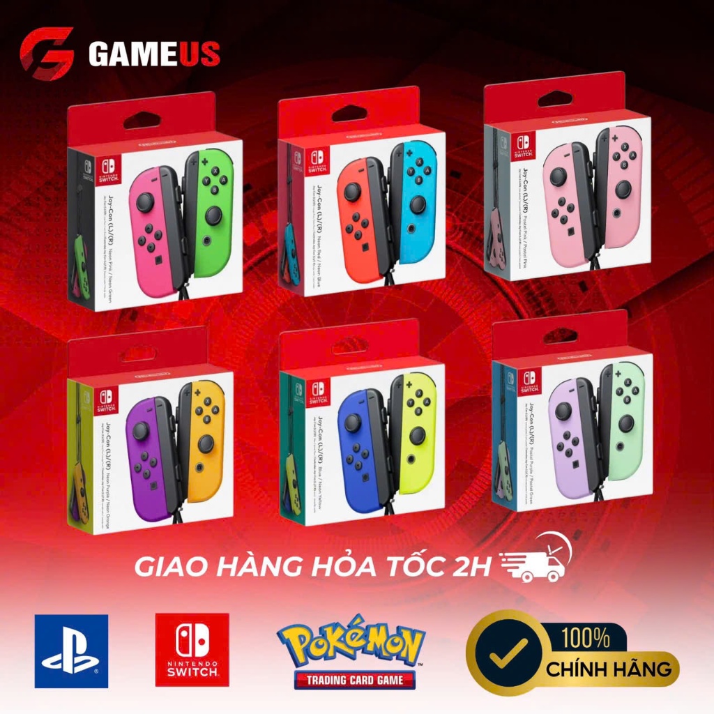 [Chính Hãng] Tay Cầm Nintendo Switch Joy-Con - Đủ màu