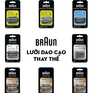   CHÍNH HÃNG  Lưỡi cạo râu thay thế cho máy cạo râu Braun Series 3 5 6 7 9 