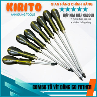  Combo Tô vít đóng Go Futher tô vít đóng dẹp và tô vít đóng bake đủ size 