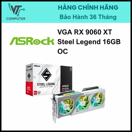 VGA RX 9060XT 16GB ASROCK Steel Legend