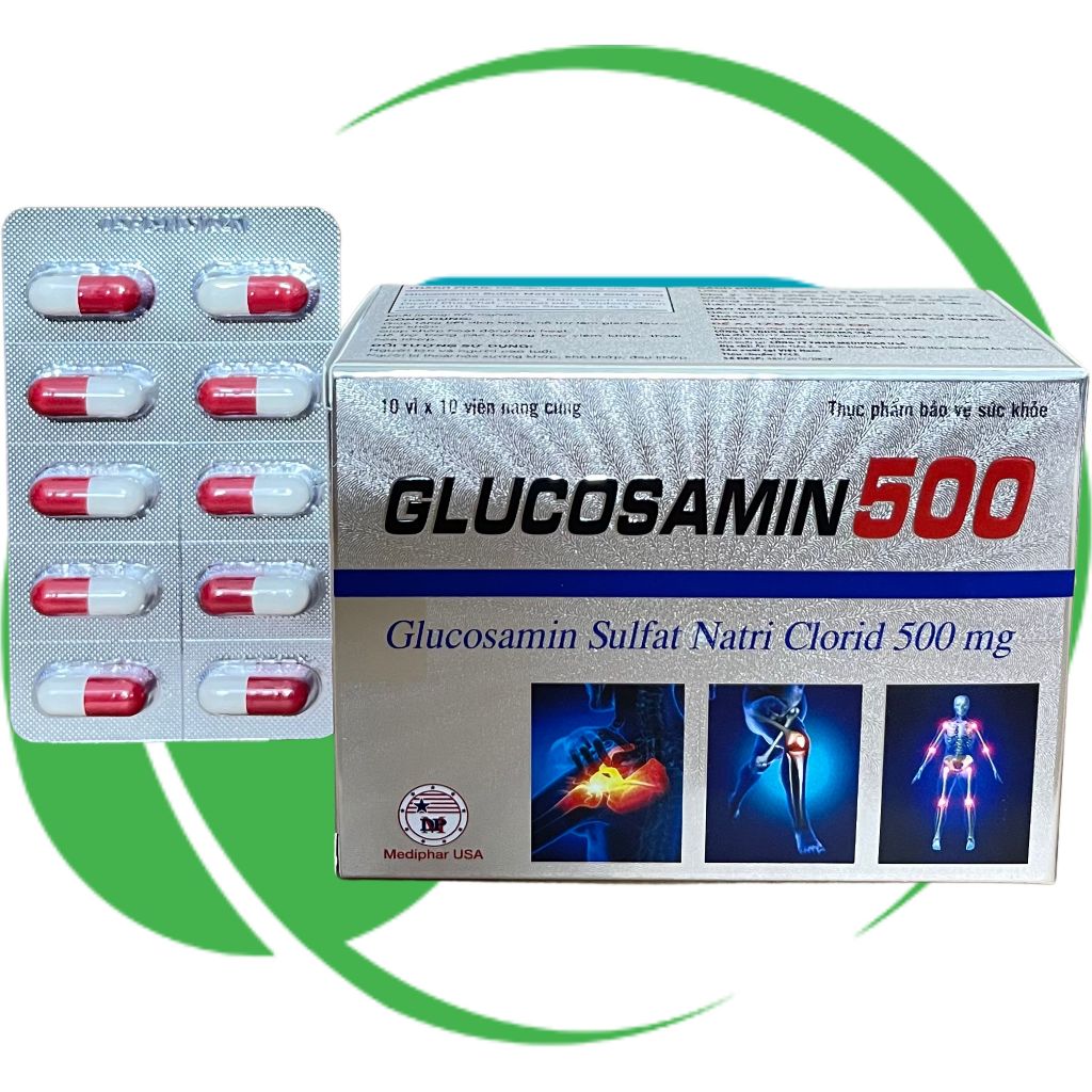 Glucosamin 500 - Rostex - Mediphar USA - Vitamin Phục Hồi