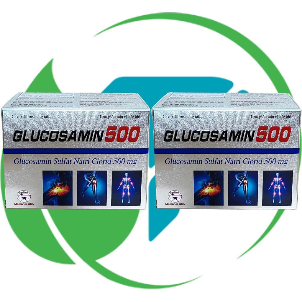 Combo 2 Hộp Glucosamin 500 - Rostex - Mediphar USA - Vitamin Phục Hồi