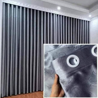  Rèm Cửa Chính  Kích Thước Rộng 2m Đến 4m cao 2,7m đến 3m Đã Khoen Lỗ Sẵn 