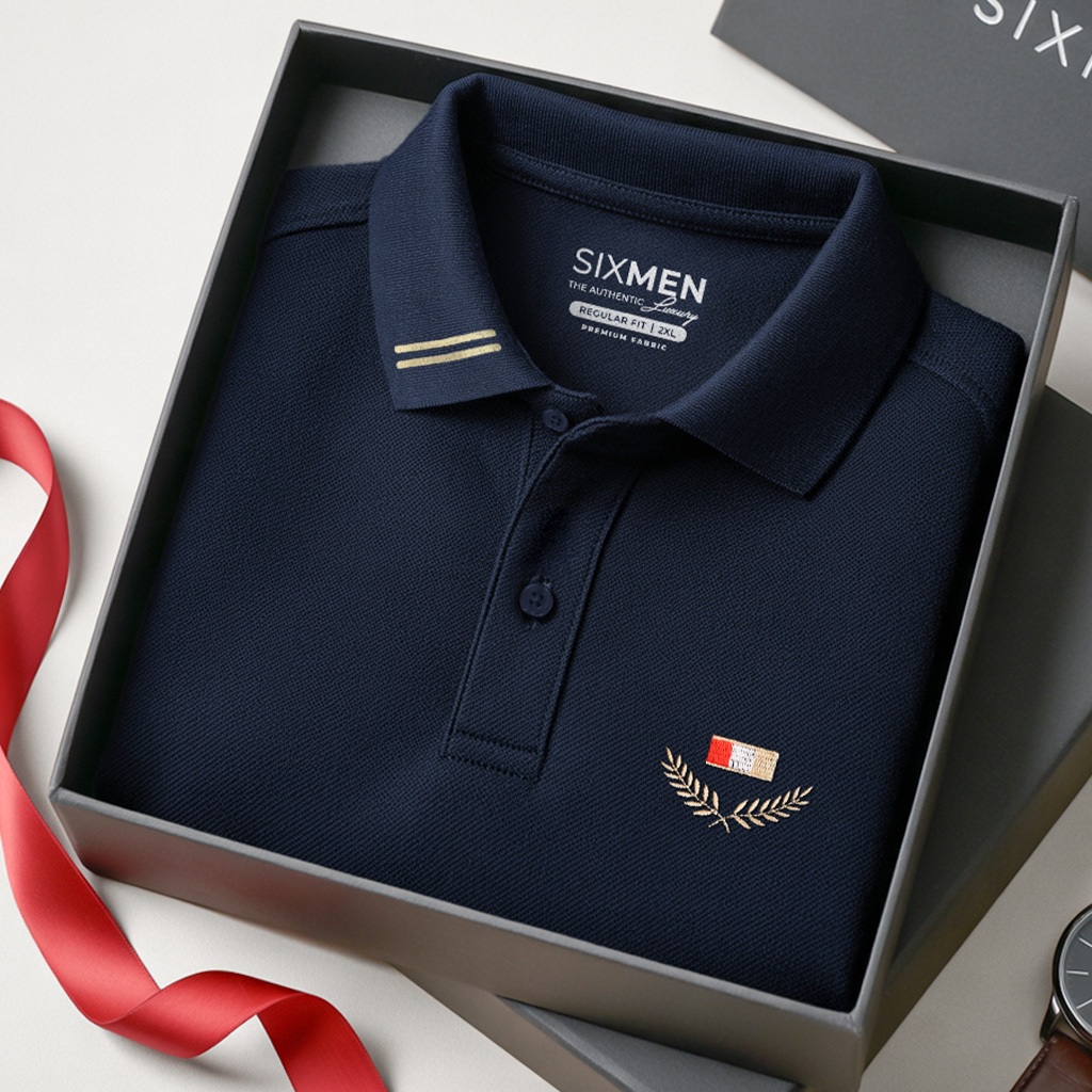 Áo polo nam cao cấp Thêu đẹp [Tặng Kèm Hộp Quà] vải cá sấu FeelMax thoáng mát -  Victory SIXMEN